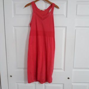 #233NWOT Dakini pink crothet dress. Size: M (Medium)